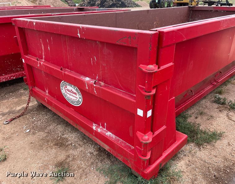 image for item DN4735 2020 Custom Manufacturing, Inc. RO1615B  roll-off container