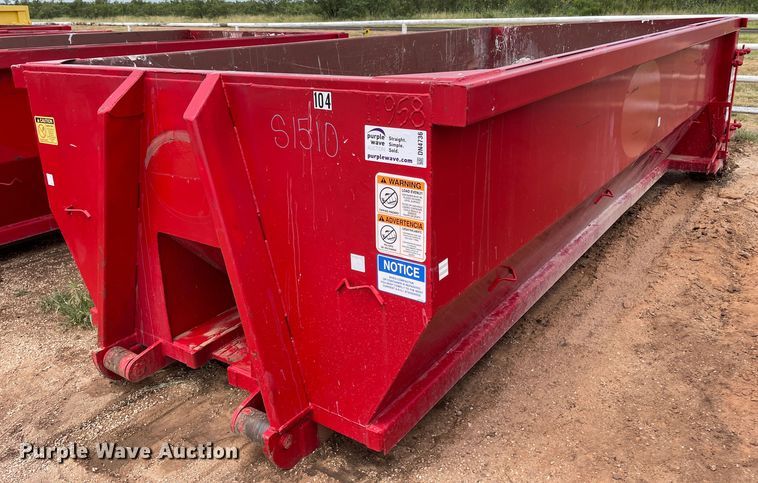 image for item DN4736 2020 Custom Manufacturing, Inc. RO1615B  roll-off container