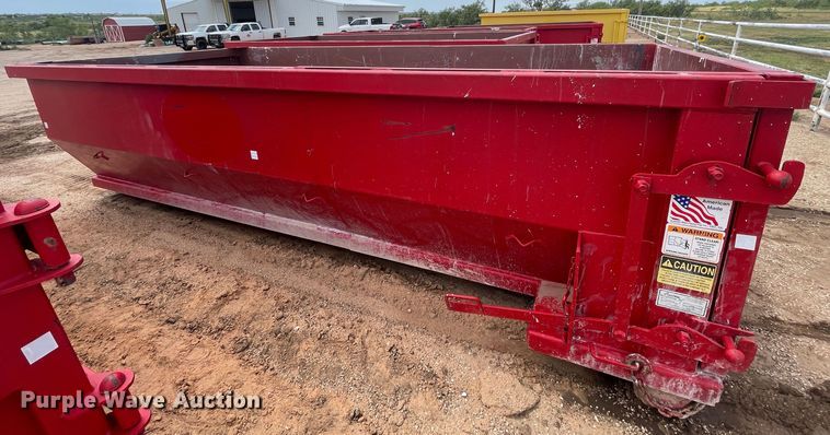 image for item DN4736 2020 Custom Manufacturing, Inc. RO1615B  roll-off container