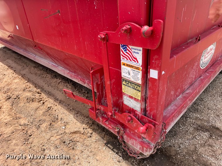 image for item DN4736 2020 Custom Manufacturing, Inc. RO1615B  roll-off container