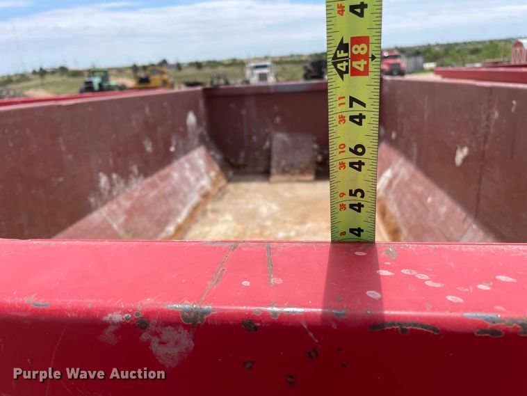 image for item DN4736 2020 Custom Manufacturing, Inc. RO1615B  roll-off container