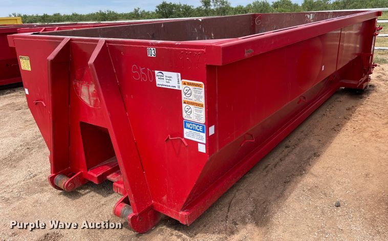 image for item DN4737 2020 Custom Manufacturing, Inc. RO1615B  roll-off container