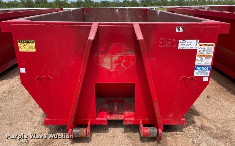 image for item DN4737 2020 Custom Manufacturing, Inc. RO1615B  roll-off container