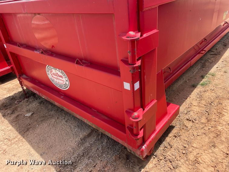 image for item DN4737 2020 Custom Manufacturing, Inc. RO1615B  roll-off container