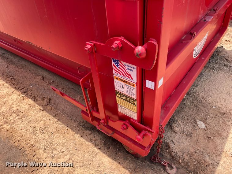 image for item DN4737 2020 Custom Manufacturing, Inc. RO1615B  roll-off container