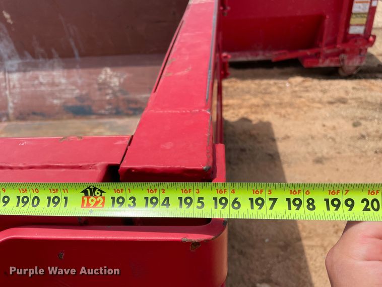 image for item DN4737 2020 Custom Manufacturing, Inc. RO1615B  roll-off container