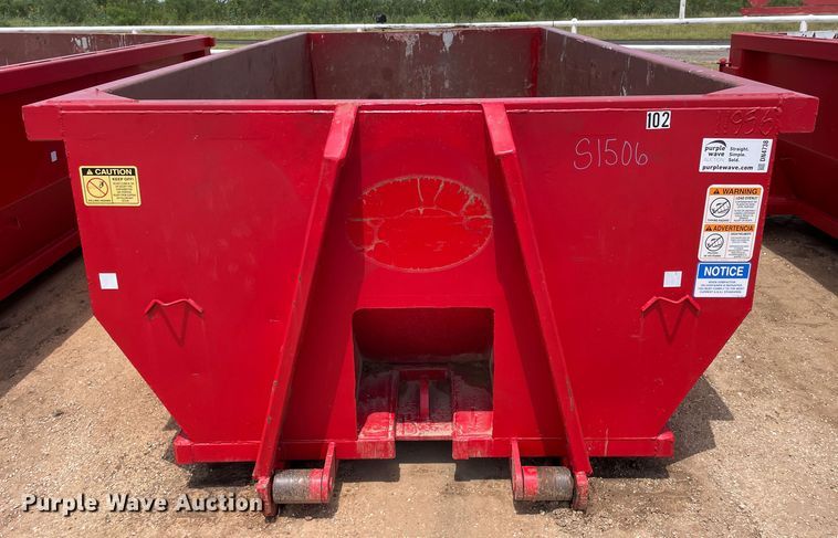 image for item DN4738 2020 Custom Manufacturing, Inc.  roll-off container