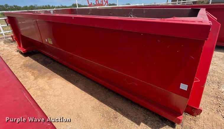 image for item DN4738 2020 Custom Manufacturing, Inc.  roll-off container