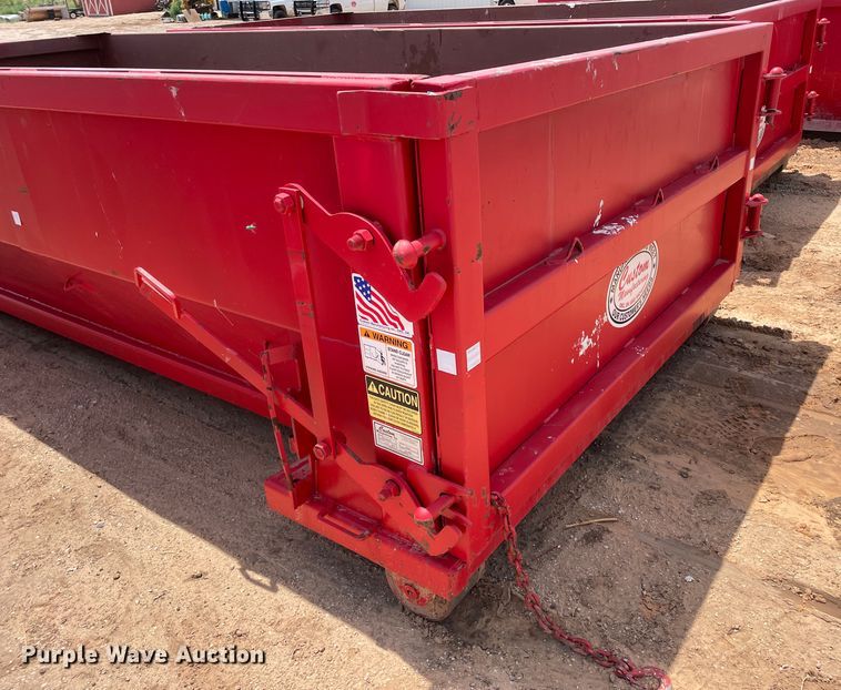 image for item DN4738 2020 Custom Manufacturing, Inc.  roll-off container