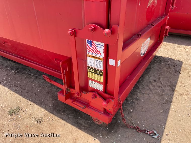 image for item DN4739 2020 Custom Manufacturing, Inc. RO1615B  roll-off container