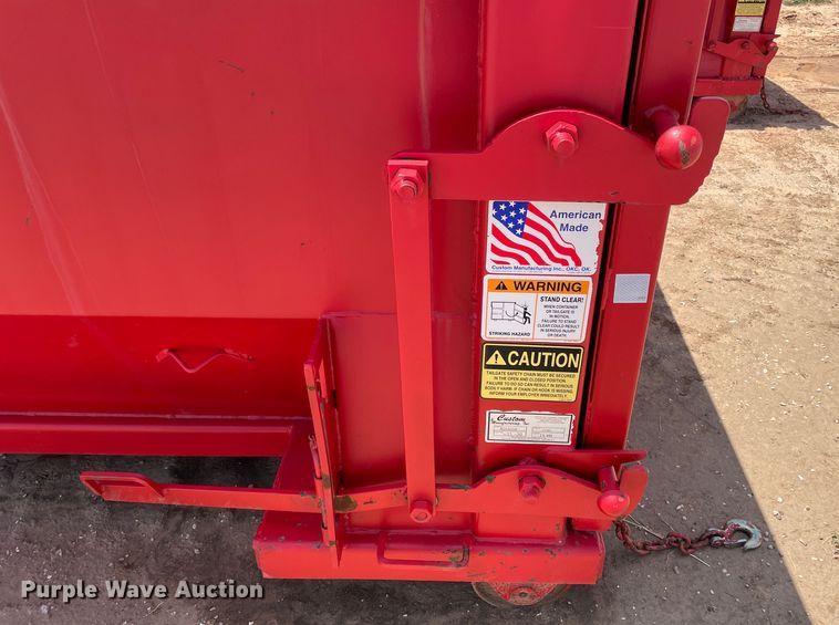 image for item DN4739 2020 Custom Manufacturing, Inc. RO1615B  roll-off container
