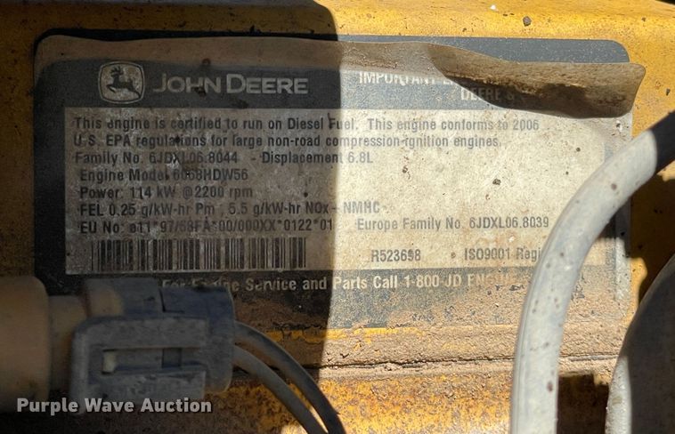 image for item DN4741 2006 John Deere 544J  wheel loader