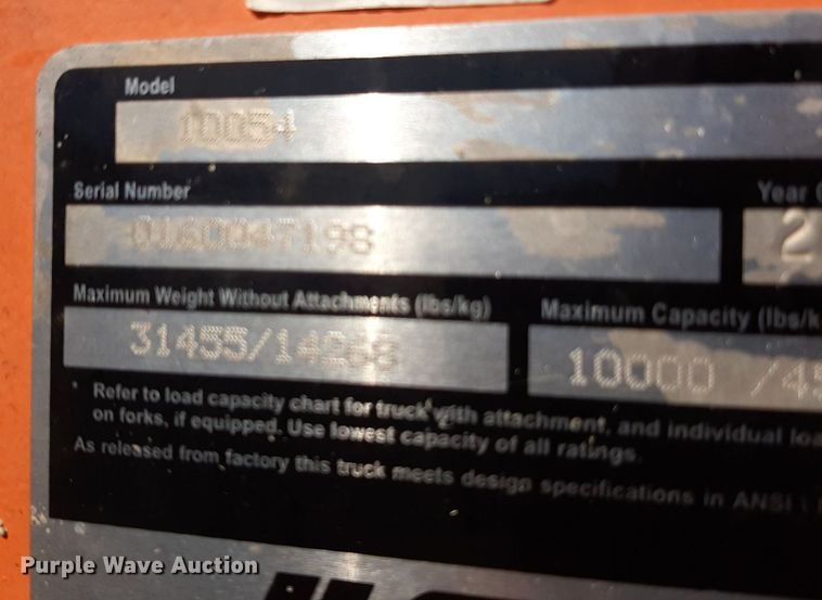 image for item DO3053 2012 JLG Skytrak 10054  telehandler