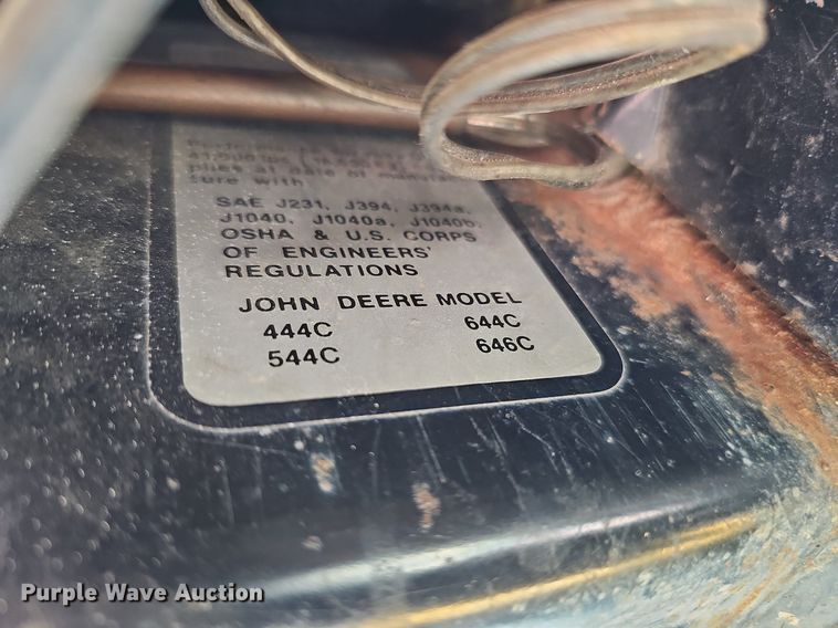 image for item DQ0169 John Deere 544C  wheel loader