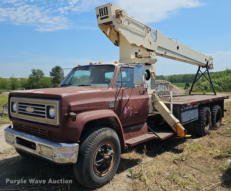 image for item DQ0173 1978 Chevrolet C65  crane truck