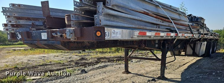 image for item DQ0179 1999 Wabash Flat FLCVHCM  flatbed trailer