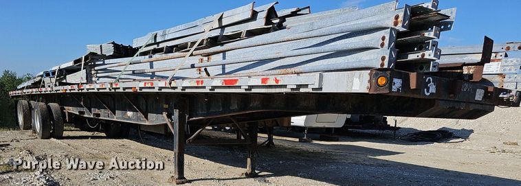image for item DQ0179 1999 Wabash Flat FLCVHCM  flatbed trailer