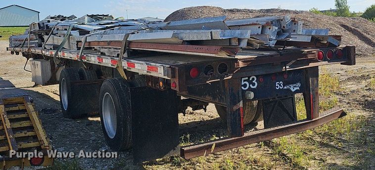 image for item DQ0179 1999 Wabash Flat FLCVHCM  flatbed trailer