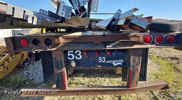 image for item DQ0179 1999 Wabash Flat FLCVHCM  flatbed trailer