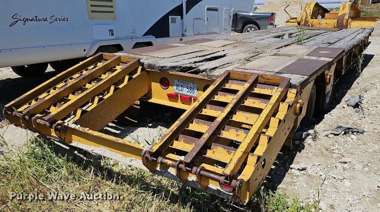image for item DQ0180 1948 PDHD LoBoy  equipment trailer