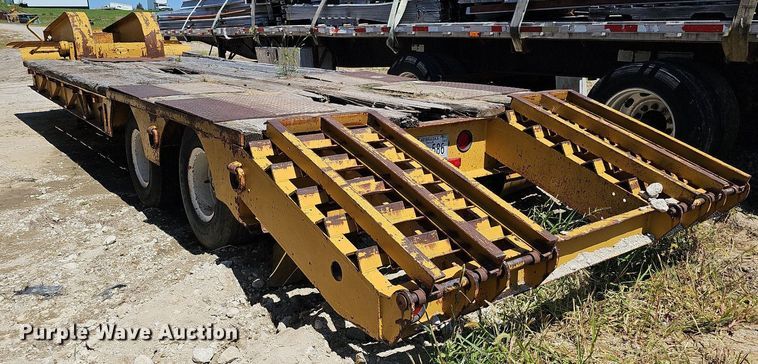 image for item DQ0180 1948 PDHD LoBoy  equipment trailer