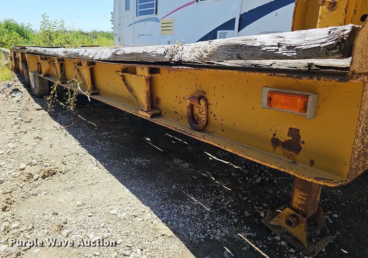 image for item DQ0180 1948 PDHD LoBoy  equipment trailer