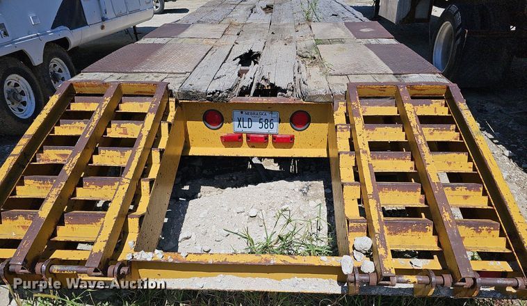 image for item DQ0180 1948 PDHD LoBoy  equipment trailer