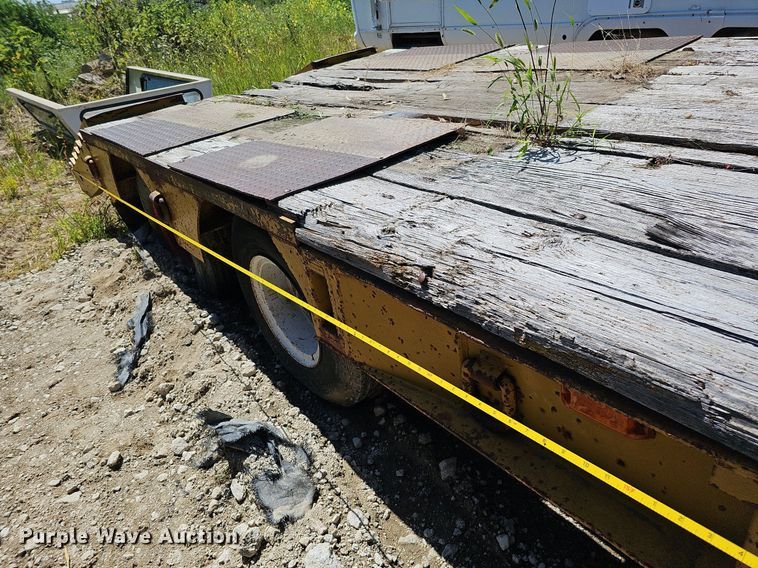 image for item DQ0180 1948 PDHD LoBoy  equipment trailer