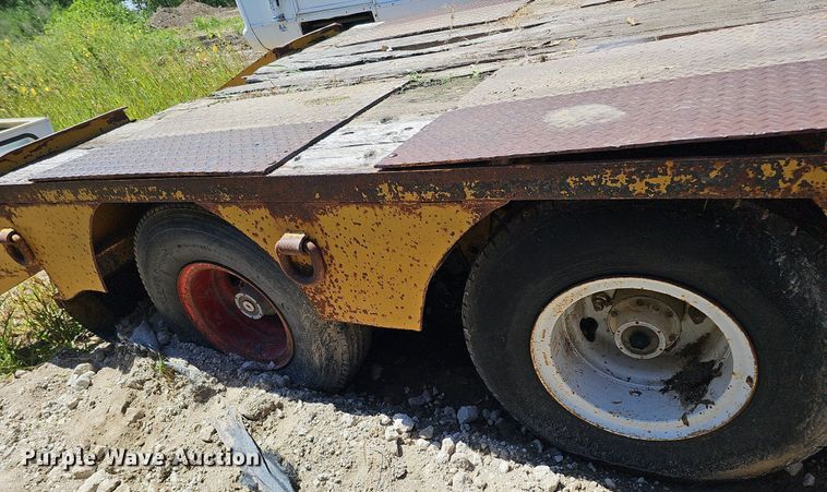 image for item DQ0180 1948 PDHD LoBoy  equipment trailer