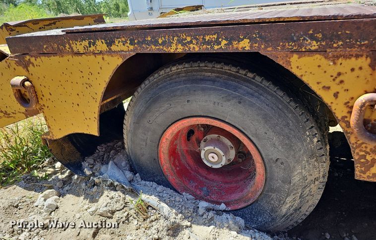 image for item DQ0180 1948 PDHD LoBoy  equipment trailer