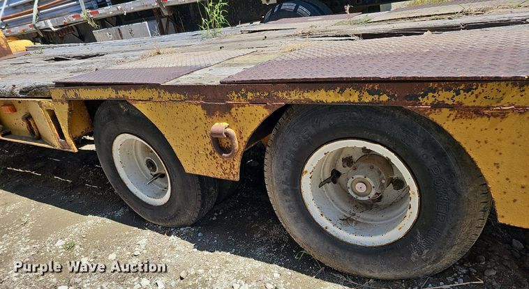 image for item DQ0180 1948 PDHD LoBoy  equipment trailer