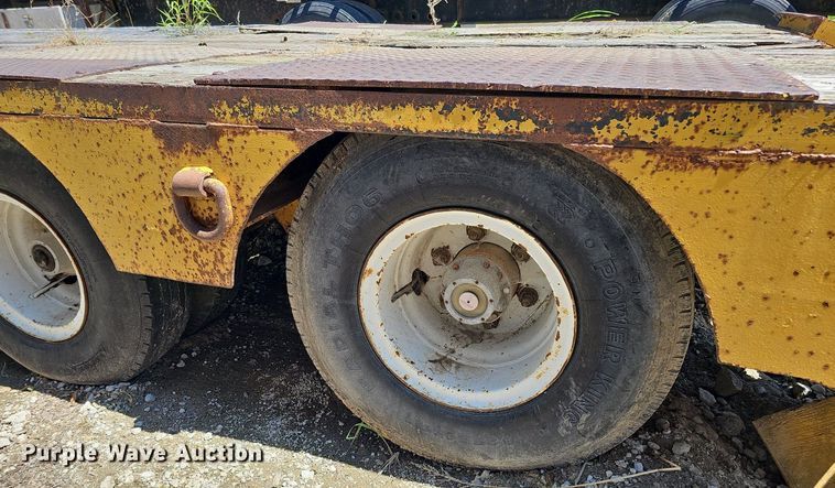 image for item DQ0180 1948 PDHD LoBoy  equipment trailer