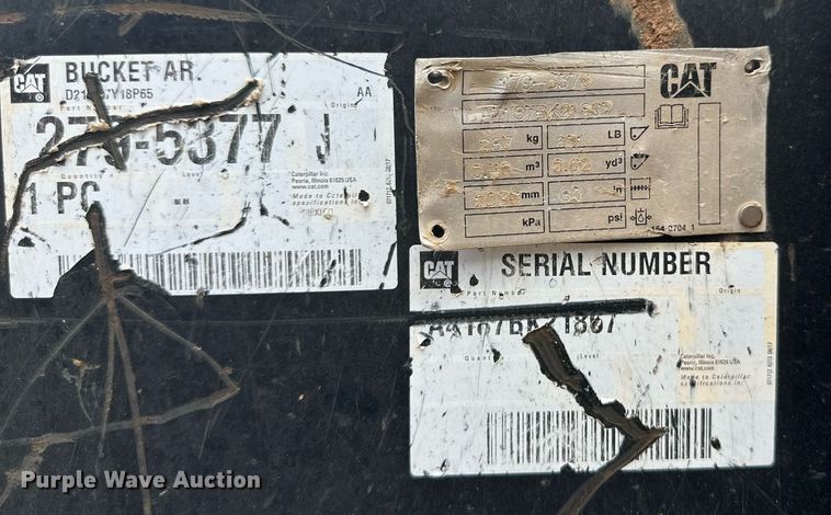 image for item DQ1340 2015 Caterpillar 259D  tracked skid steer loader