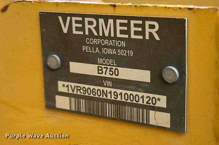 image for item DQ1368 2009 Vermeer RTX750  trencher