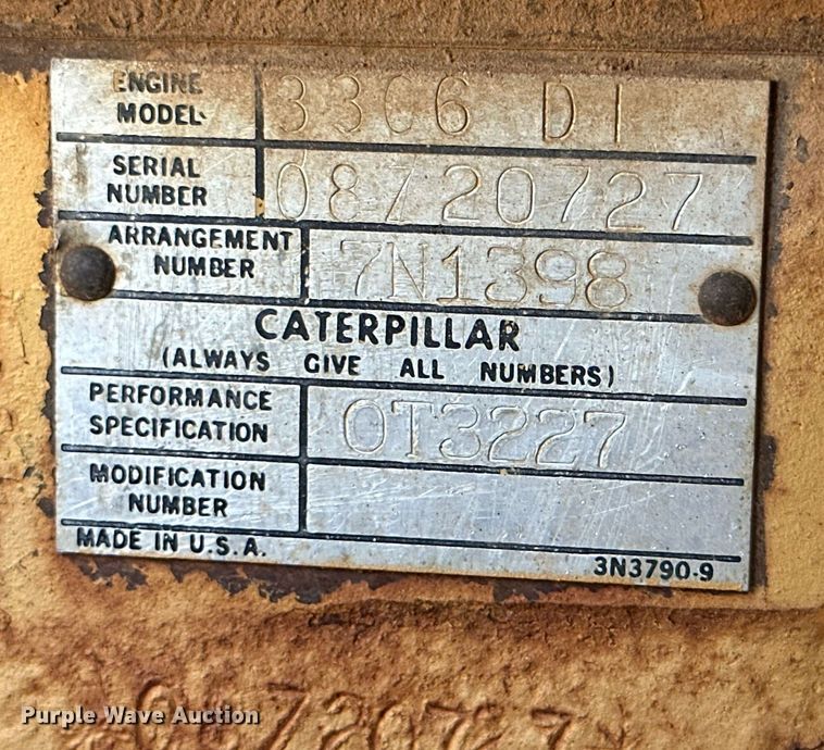 image for item DQ1371 1984 Caterpillar D6D  dozer