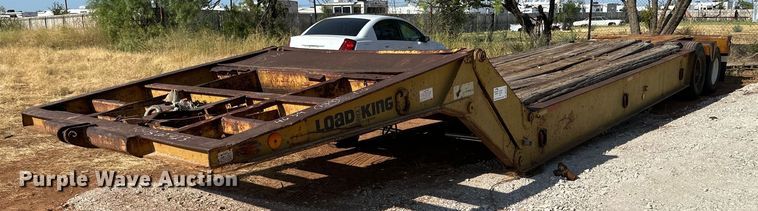 image for item DQ1372 1975 Load King  lowboy equipment trailer