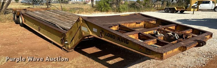 image for item DQ1372 1975 Load King  lowboy equipment trailer