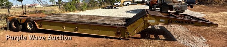 image for item DQ1372 1975 Load King  lowboy equipment trailer