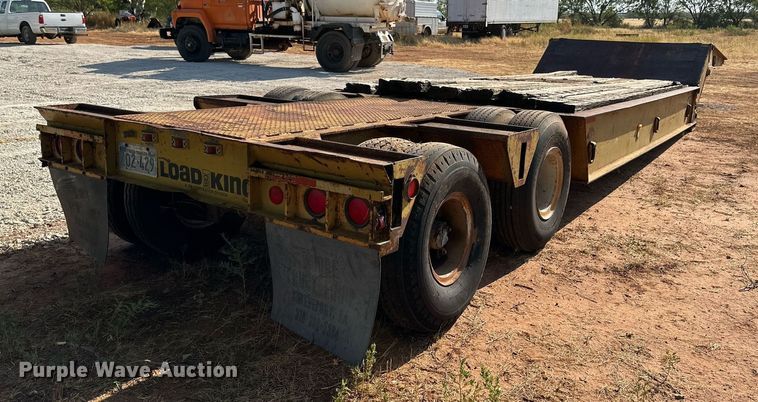 image for item DQ1372 1975 Load King  lowboy equipment trailer