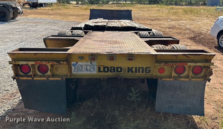 image for item DQ1372 1975 Load King  lowboy equipment trailer