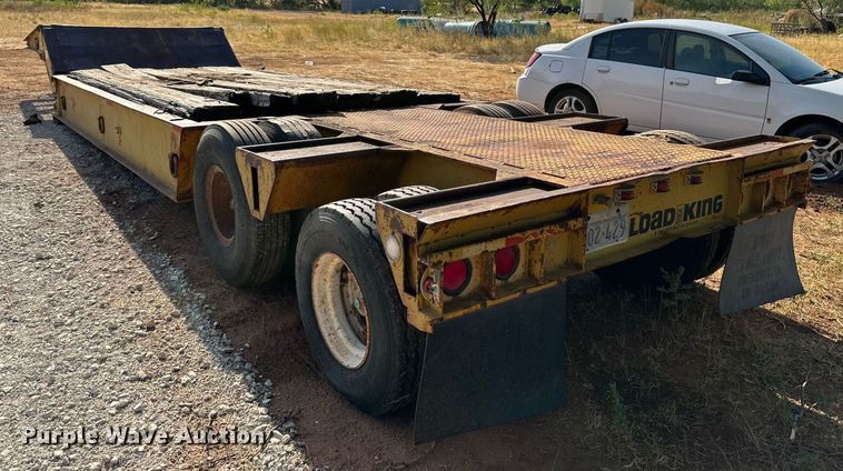 image for item DQ1372 1975 Load King  lowboy equipment trailer