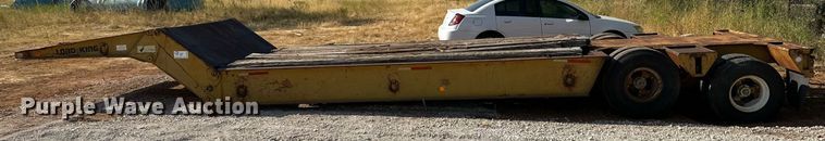 image for item DQ1372 1975 Load King  lowboy equipment trailer