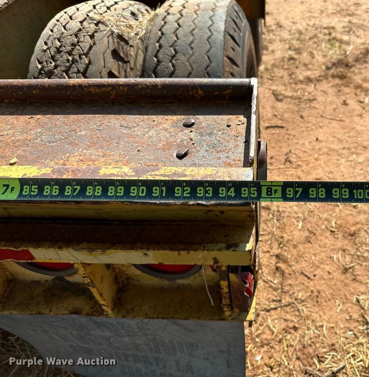 image for item DQ1372 1975 Load King  lowboy equipment trailer