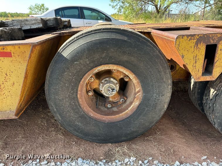 image for item DQ1372 1975 Load King  lowboy equipment trailer