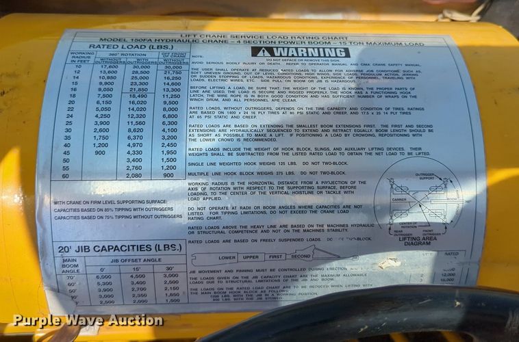 image for item DR6985 Galion 150FA  crane