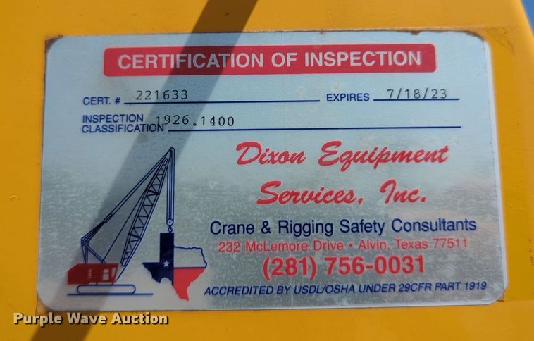 image for item DR6985 Galion 150FA  crane