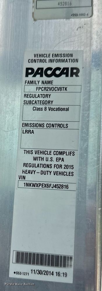 image for item DS2132 2015 Kenworth W900  ready mix truck