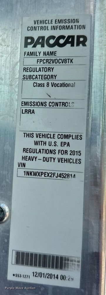 image for item DS2133 2015 Kenworth W900  ready mix truck