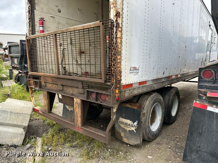 image for item DS2159 1996 Wabash SA95MCW  dry van office trailer