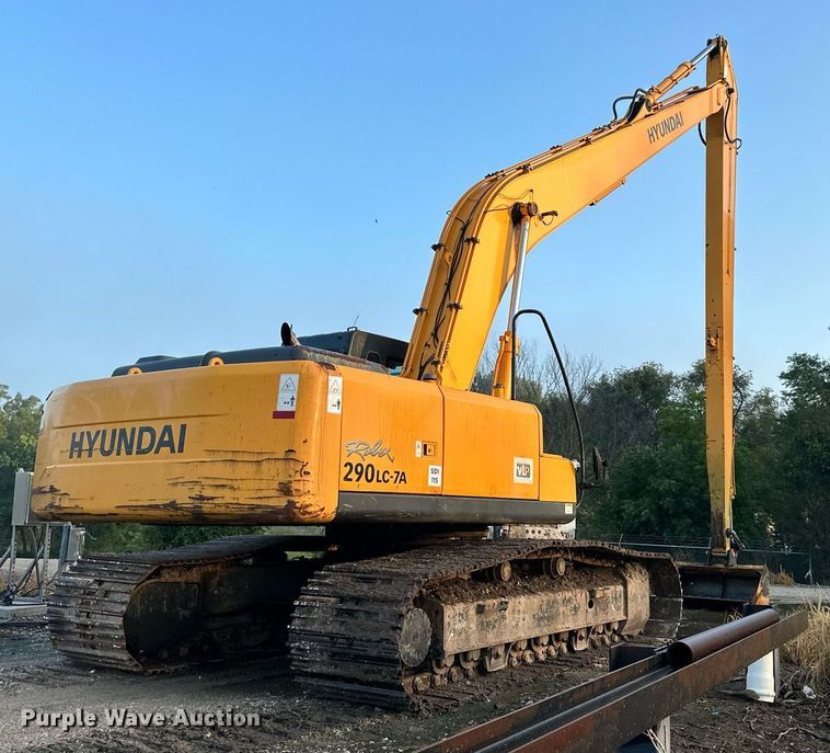 image for item DS2169 2008 Hyundai Robex 290LC-7A  long reach excavator